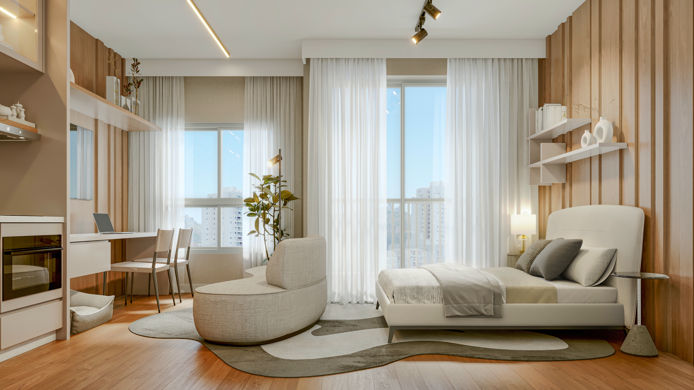 Apartamento - Tipo E - Planta flexível-22